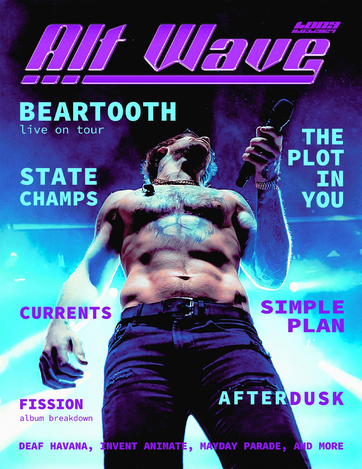 Alternative Wave Magazine Issue 1.009 featuring Beartooth