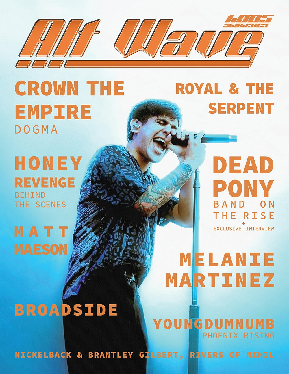 Alternative Wave Magazine Issue 1.005 released on 31.10.2023