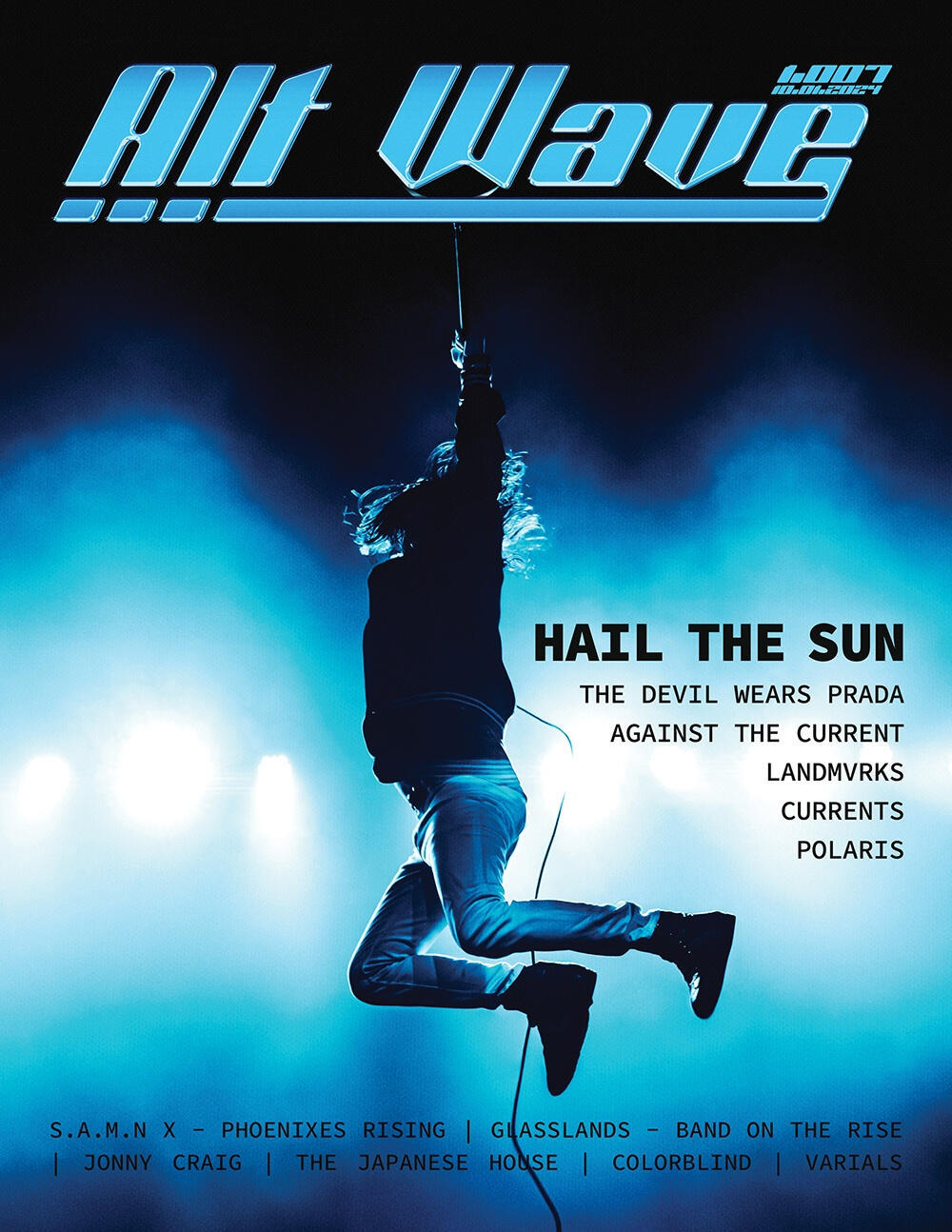 Alternative Wave Magazine Issue 1.007 featuring Hail The Sun released on 10.01.2024